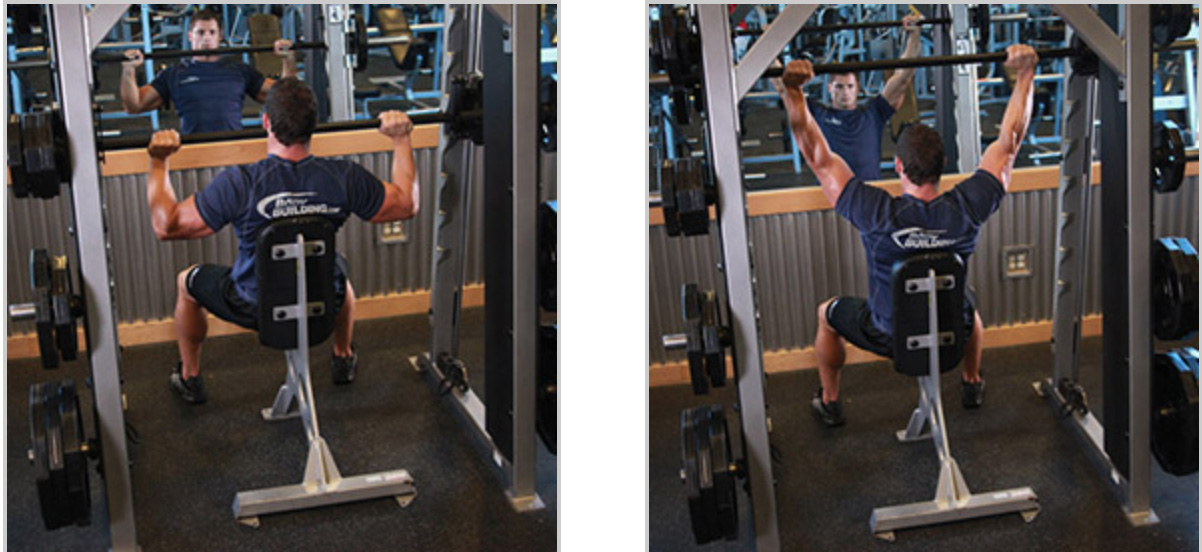 Overhead Shoulder Press (Smith Machine)