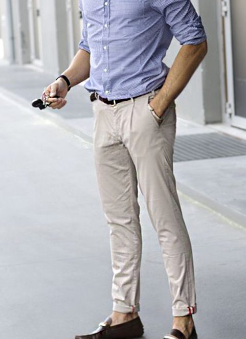 Beige Chinos