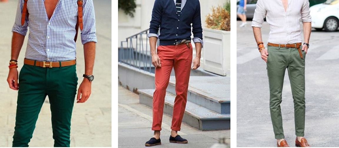 Coloured Chinos