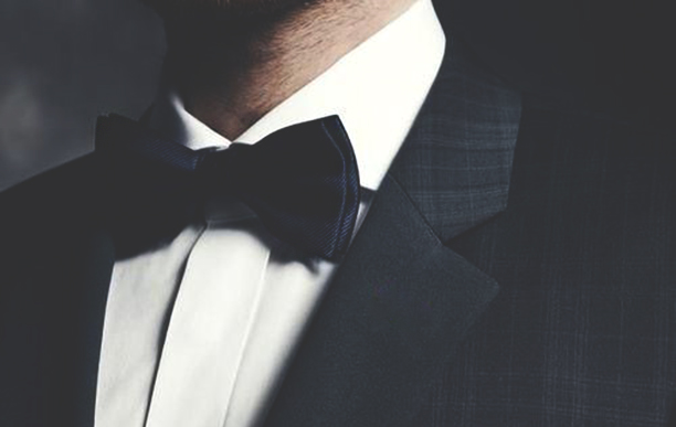 mens black tie