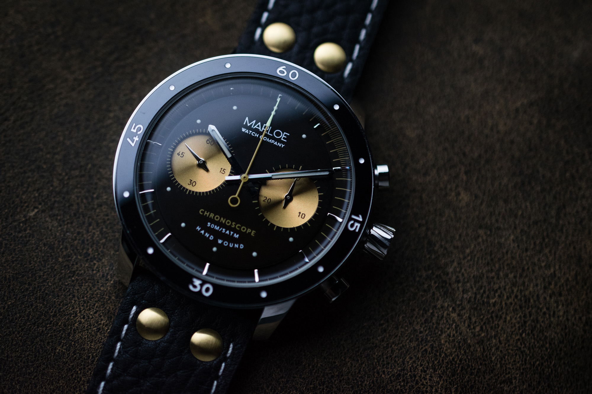 Lomond Chronoscope_Vintage Coffee by Marloe Watch Co.