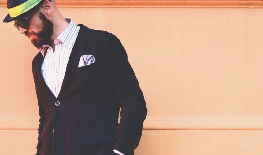 deconstructed jacket | man in summer style suit jacket