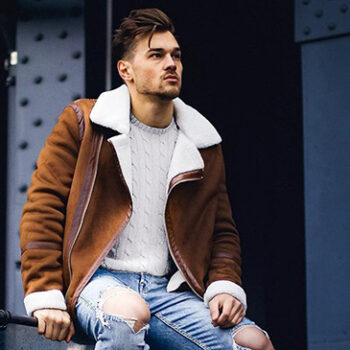 mens shearling jackets