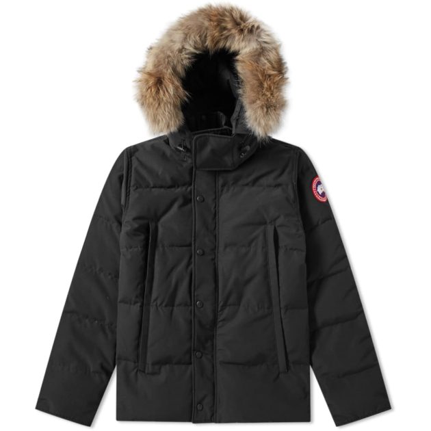 canada goose wyndham fusion fit parka black