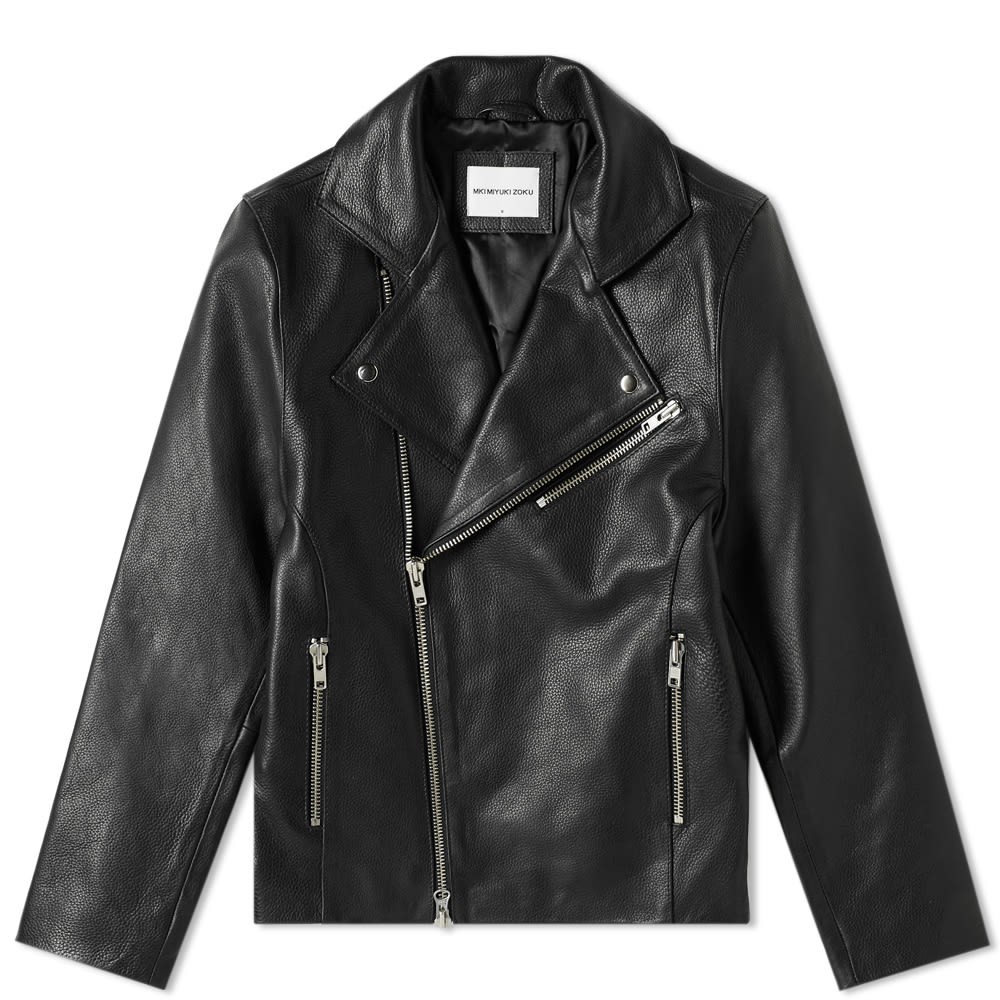 leather biker jacket