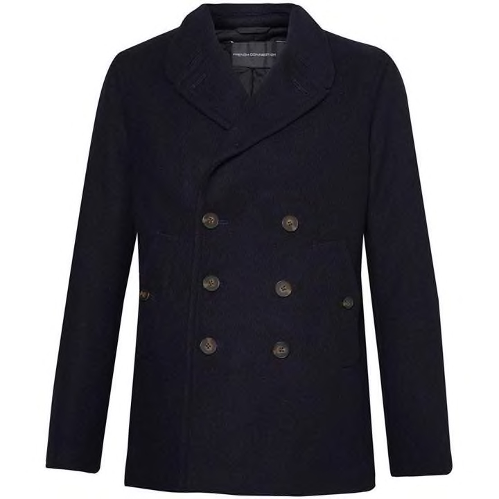 navy peacoat