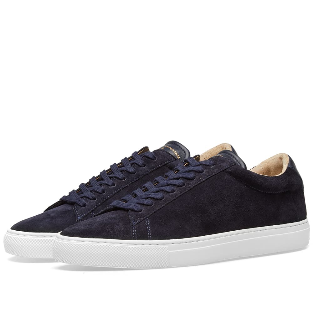 navy suede sneakers