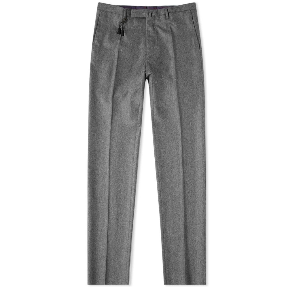 grey wool trousers