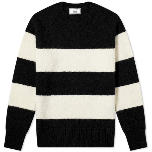 ami_bold_striped_chunky_crew_knit