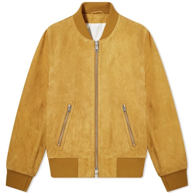 suede bomber jacket – spring casualwear essentials 