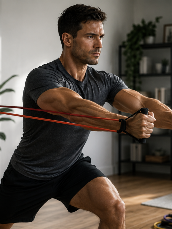 home_workout_resistance_bands_featured home workout with resistance bands | upper body workout | chest press