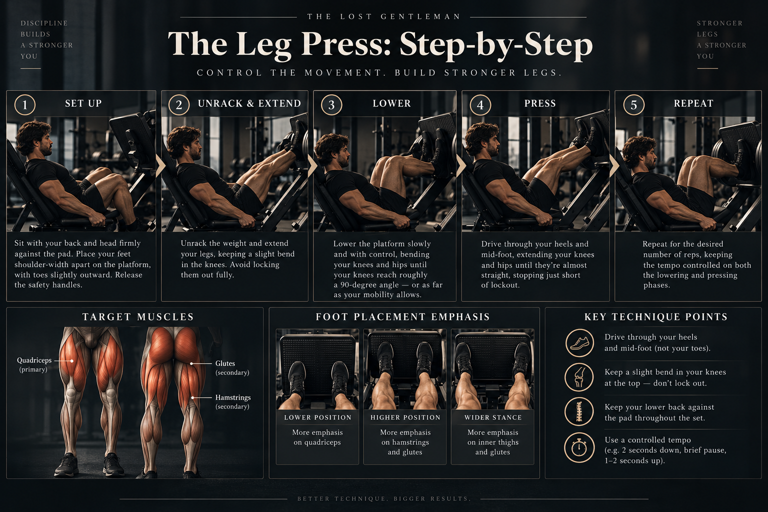 The leg press: step-by-step guide